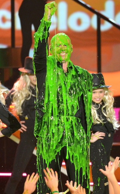 Pitbull, 2013 Kids Choice Awards, Show, Slime